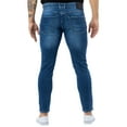 thumbnail image 2 of RAW X Mens Stretch 5 Pocket Skinny Jeans, Med Blue, 34X30, 2 of 6