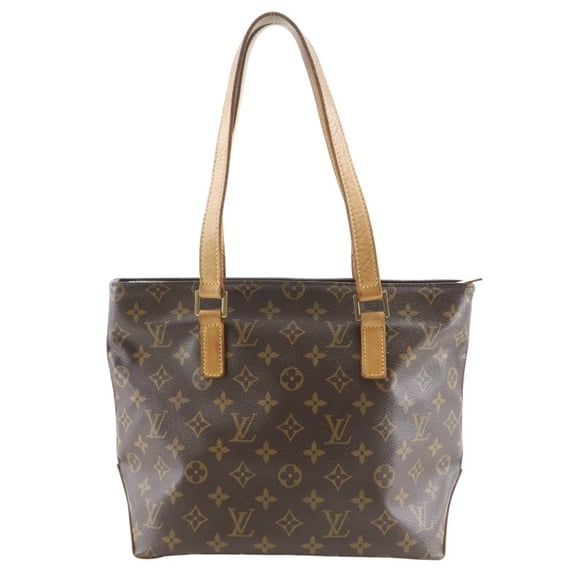 Pre-Owned Louis Vuitton Cabas Piano Tote Bag M51148 Monogram Canvas 2001 Brown VI1001 A5...