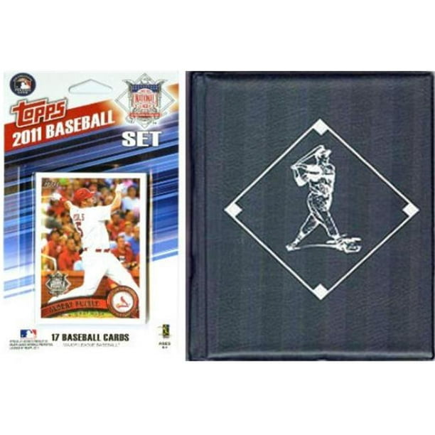 C & I Collectables 2011NLASTSC MLB National League Licensed 2011 Topps Team Set and Storage Album