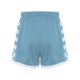 thumbnail image 4 of TiaoBug Kids Girls Cotton Shorts Contrast Color Plaid Cycling Yoga Running Shorts Summer Hot Pants Light Blue 140, 4 of 7