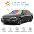 thumbnail image 6 of Kdxio Rainbow Scales2 Print Windshield Sun Shade, Foldable Sun Blocker for Car,Truck,SUV Automotive Interior Sun Protection,Reflective Shade for Front Windshield(Medium), 6 of 7