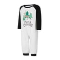 thumbnail image 3 of Nituyy Family Christmas Elk Pattern Round Neck Long Sleeves Pajamas Trousers, 3 of 9