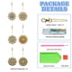 thumbnail image 2 of Llavero Con DIY diamante Forma Especial Doble Cara 6 Uds Mandala Con Textura Metal Hugtrwg, 2 of 9