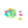 thumbnail image 2 of 50PCs Colorful Glow-in-the-Dark Garden Stones Night Guide Luminous Pebbles Rainbow Glow in the Dark Stepping Rocks Outdoor Landscaping Decor Glowing Stones Fish Tank DIY Aquarium Decorations, 2 of 6
