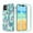B, variant on For iPhone 14 PRO Case In Mold Design Electroplated 2 Piece Hybrid Phone Cover