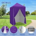 thumbnail image 6 of COOS BAY 5x5 Pop-up Instant Outdoor Canopy with 4 Side Wall Panels, Portable Lightweight Tent with Carry Bag, Purple, 6 of 9