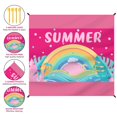 thumbnail image 2 of Manta de playa DPWCVM, impermeable y arenosa, 200 x 210 cm, color rosa, 2 of 9