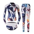 thumbnail image 2 of Traje de neopreno UPF50 para mujer, 3pcs / set traje de buceo traje de neopreno shorty traje de buceo Sunnimix  Traje de neopreno para mujer, 2 of 8