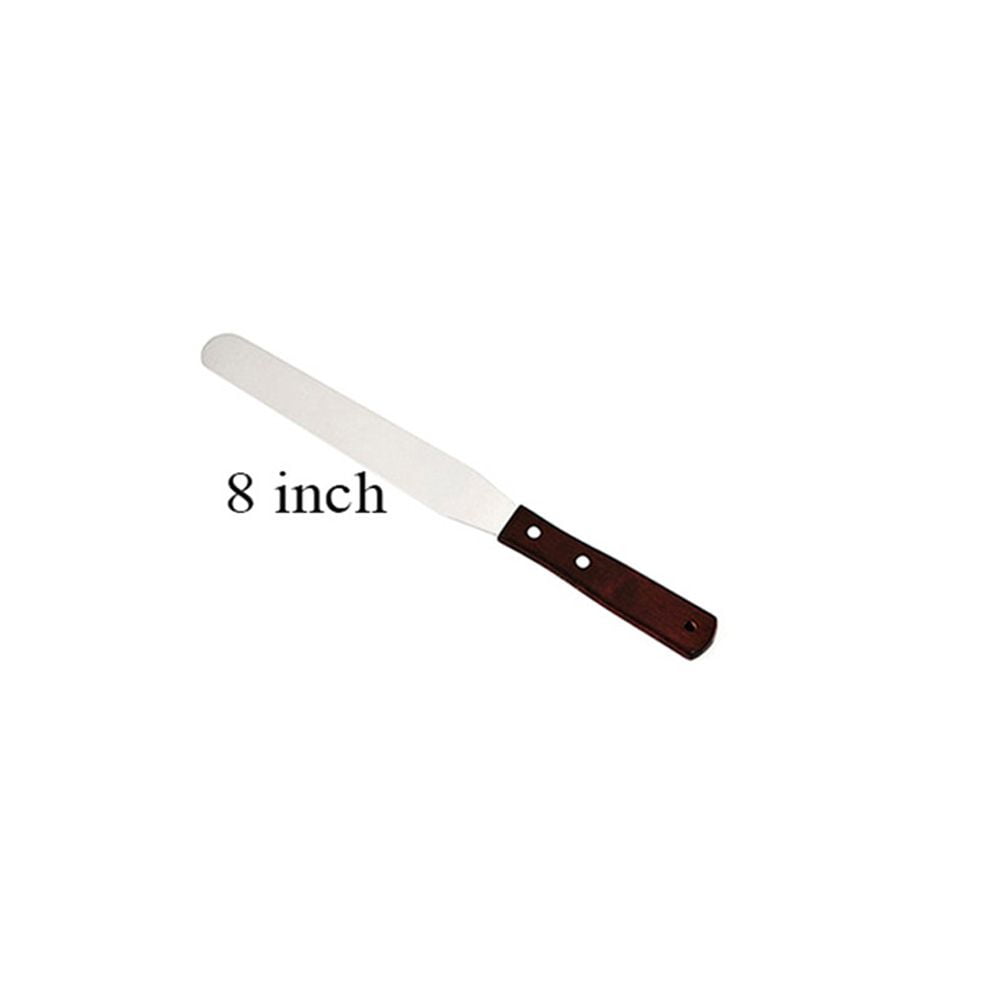 4/6/8/10 Inch Kitchen Cake Smoother Stainless Steel Pastry Cream Icing