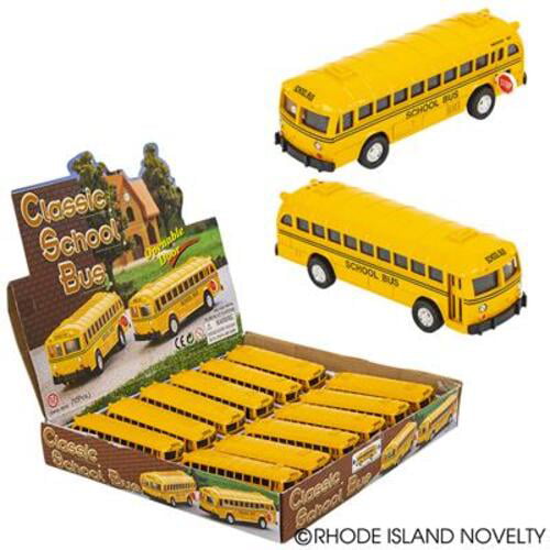 5" Diecast School Bus Novelty Fun Gift Toy Collectable Interesting Prize 