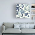 thumbnail image 3 of Wild Apple Portfolio 'Soft Blue Florals III' Canvas Art, 3 of 3