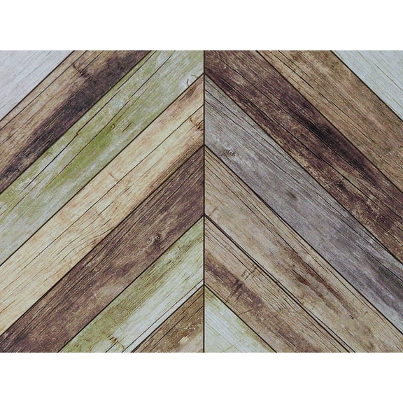 Fablon TFAB14100 78.74 x 17.71 in. Retro Wood Adhesive Film, Set of 2