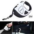 thumbnail image 4 of Collar para caminar retráctil de 10 pies / 16 pies con correa para perros con White_16ft Yuyangstore correa retráctil, 4 of 8