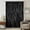Black, variant on White Black Striped Shark Sheer Curtains 54" Long, Modern Abstract Art Stripes Light Filering Curtains, Breathable Simi Curtain Privacy Drapes for Kitchen Bathroom Nursery Small Window Treatment
