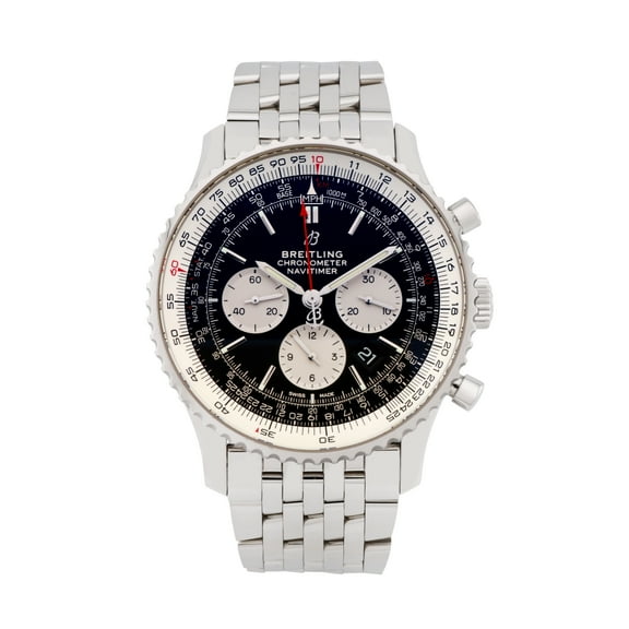 Pre-Owned Breitling Men's Navitimer 01 46mm Stainless Steel Wristwatch