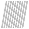 thumbnail image 1 of Uxcell Paquete de 10 Varillas Sólidas Redondas de Acero Inoxidable 304, 5x100mm Varillas Sólidas de Metal para Manualidades de Bricolaje [0.2x3.93IN], 1 of 6