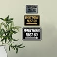 thumbnail image 3 of Signs ByLITA Classic Framed Everything Must Go Sign (Blue) - Small, 3 of 6