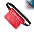 thumbnail image 2 of Leeye Floating Waterproof Waist Pouch for Swimming and Beach, Large Capacity Phone Dry Bag with 3 Seals, H, 9.06x9.06x0.20in, 2 of 9