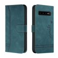 thumbnail image 1 of Funda con tapa estilo vintage para Samsung S10 Plus, ranura para múltiples tarjetas, protección total, estilo retro, material PU+TPU, 1 of 5