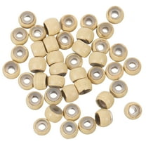 WASHWEPE Hair Extensions Silicone Beads 200Pcs 0.1Inx0.06In