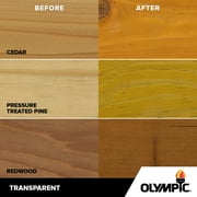 Olympic Maximum 1 Gallon Honey Gold Transparent Exterior Stain and Sealer in One Low VOC