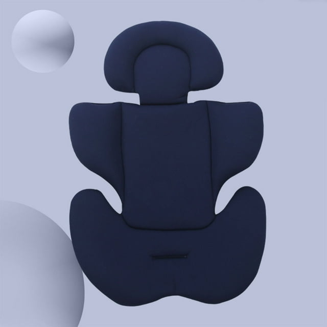 Soporte para la cabeza del bebé, inserto para asiento de coche, cojín para cochecito de bebé, inserto para asiento, forro de fibra de poliéster transpirable, tapete para asientos de coche, cochecito d