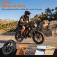 thumbnail image 6 of Efunkeep 20" x 4" Fat Tire Electric Bike, Peak 1500W Motor Dirt Adult Ebike with 48V 20Ah, Electric Mountain Bicycle with 7 Speed, UL2849, 6 of 10