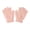 Pink, variant on 1 Pair Split Five Finger Baby Gloves Stretchy Knit Design Cold Weather Essential Multiple Color For Infant