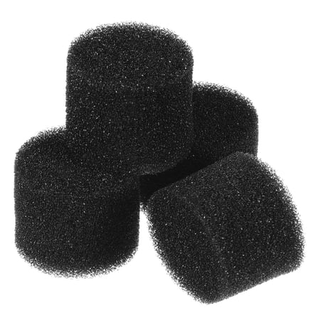 Uxcell 50pcs Hydroponic Sponges 1 Growing Media Cylindrical Sponges for Home Vegetable Flower Planting Black