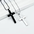 thumbnail image 4 of Crystal Cross Necklace for Ashes - Stainless Steel Keepsake Cremation Jewelry - Religious Cross Memorial Urn Necklace for Pet Human Ashes Pendant, 4 of 7