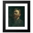 thumbnail image 2 of Karl Köpping 12x14 Black Modern Framed Museum Art Print Titled - Self -Portrait (1879), 2 of 5