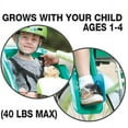 thumbnail image 6 of Bell Shell Rear Child Carrier Bicycle Seat, Green, 6 of 10