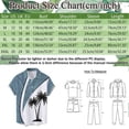 thumbnail image 3 of Men Spring Single Casual Lapel Full Print Beach Short Sleeve Vacation Outdoor Holiday Shirt, 3 of 5