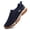 Blue, variant on LASUDRAA Mens Outdoor Hiking Shoes Breathable Cushioned Anti-Slip Trailing Sneakers for Trekking Walking Camping