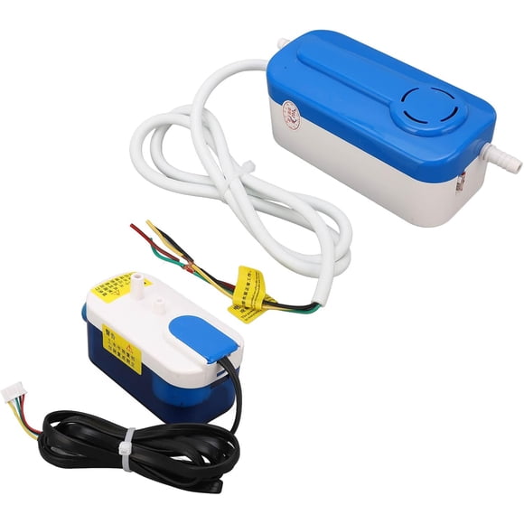 ZOUSSIQI HVAC Condensate Pump, Silent Mini Split Automatic Condensation Drainage Pump with 60ml Watertank, Small Air Drain Pump for AC Dehumidifier CA919-94398