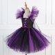 thumbnail image 5 of Disfraz de bruja para niñas, disfraz de Halloween, cosplay, Purim, carnaval, fiesta, Navidad, vestido de princesa para niñas pequeñas, vestido de fiesta, 5 of 5