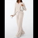 thumbnail image 5 of Conjuntos de Dos Piezas para Mujer, Suéter de Cuello Henley de Otoño, Chándal A Juego, Pijamas Cómodos con Bolsillos Albaricoque XL, 5 of 7