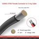 thumbnail image 2 of 12AWG XT60i Female to O Ring Connector for RC Battery Solar Portable Power Power Station and Solar P, 2 of 5