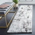 thumbnail image 2 of SAFAVIEH Berber Linette Abstract Shag Area Rug, 2'3" x 8' Runner, Grey/Dark Grey, 2 of 8