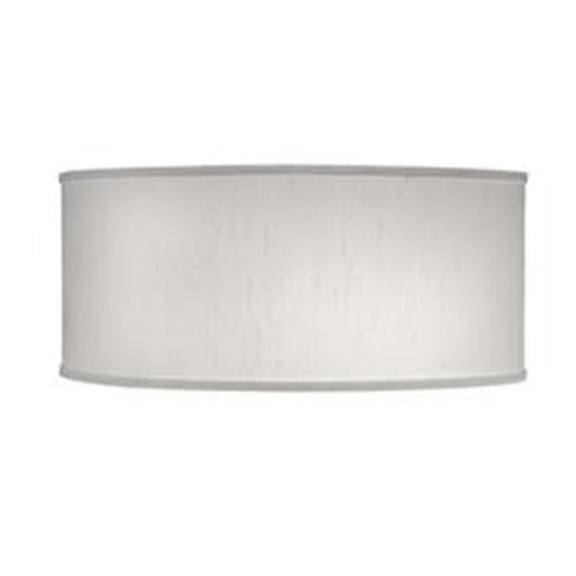 Stiffel ST36 16 x 1 6 x 7 in. Hardback Shallow Drum Lamp Shade, Global White