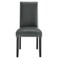 thumbnail image 6 of Modway Parcel Dining Faux Leather Side Chair in Gray, 6 of 8
