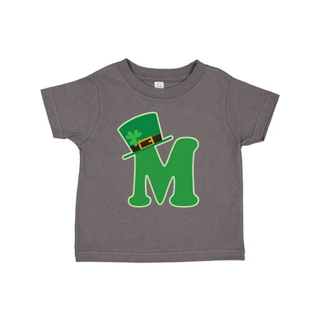 

Inktastic Irish St Patricks Day Letter M Monogram Gift Toddler Boy or Toddler Girl T-Shirt