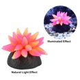 thumbnail image 5 of Unique Bargains Aquarium Simulation Bubble Coral Silicone Fluorescent Coral Glow Fish Tank Landscape Decoration Rose Red, 5 of 7