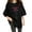 3-Black, variant on 2025 Casual Solid Color Layering Long Sleeve Shirts for Women with Electrocardiogram Print Round Turtle Neck Long Sleeve Shirt Women Neck Short Sleeve Lover's Women T Shirts Clothes Boy