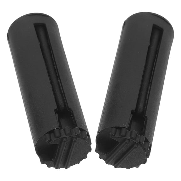 Hemoton 2pcs ABS Retractable Strap Ends - Retractable Wall Barrier Railing Safety Belt End for Railing Safety Barriers Construction Belts Accessories