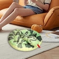 thumbnail image 1 of Realistic Animal Stuff Snake Funny Long Snake Pillow for Birthday Room Decor 1.1m Green, 1 of 10
