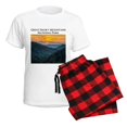 thumbnail image 5 of CafePress - Great Smoky Mountains National Park Pajamas - Women's Short Sleeve Print T-Shirt and Pants Light Cotton Pajama Set, 5 of 7