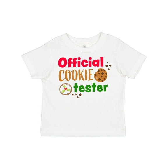 Inktastic Official Cookie Tester Christmas Cookies Boys or Girls Toddler T-Shirt