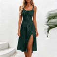 thumbnail image 2 of MYAOYI Womens Summer Sleeveless Dress Polka Dot A-Line Dress, 2 of 8