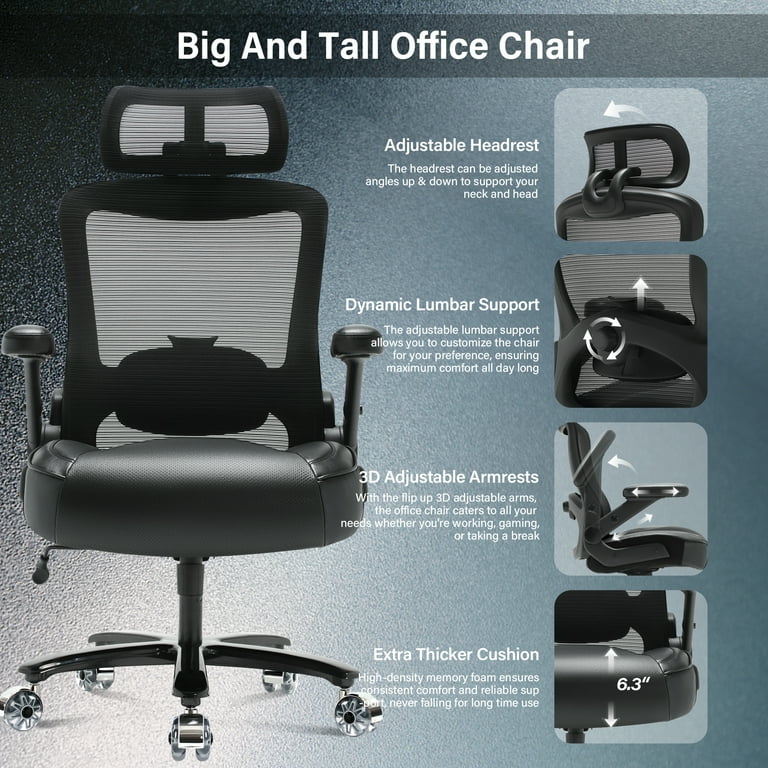 Walmart office chairs big and tall discount